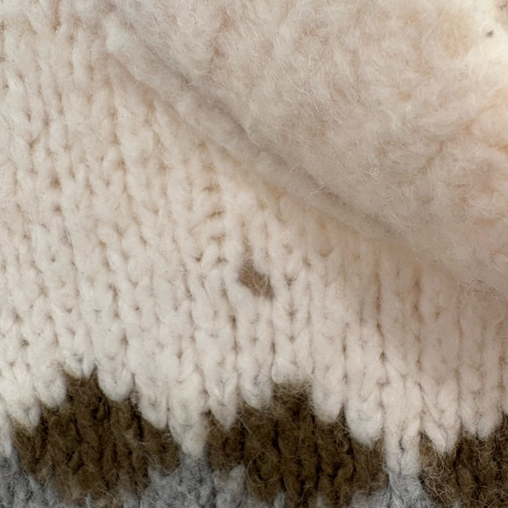 Free People Fair Isle Alpine Knit Wool Alpaca Blend Sweater Size XS - Picture 14 of 14